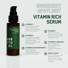 Vitamin Rich (Vitamin A, B3, E, F & Ferulic Acid) 30ml